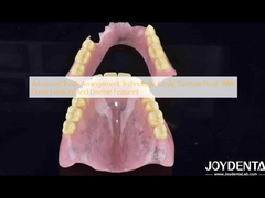 Technologie avancée d'aménagement des dents Les prothèses dentaires acryliques finissent avec une bonne élasticité et diverses caractéristiques