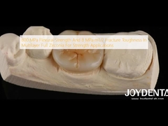 Résistance à la flexion de 800 MPa et résistance à la fracture de 8 MPa·m1/2 en zirconium complet multicouche pour applications de résistance