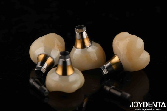 4.1mm Diamètre Titane Abutments dentaires finis argenté avec filetage de fil 1,5mm