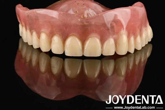 Bonne biocompatibilité personnalisée personnalisée finition de dentition acrylique pour des solutions légères et durables