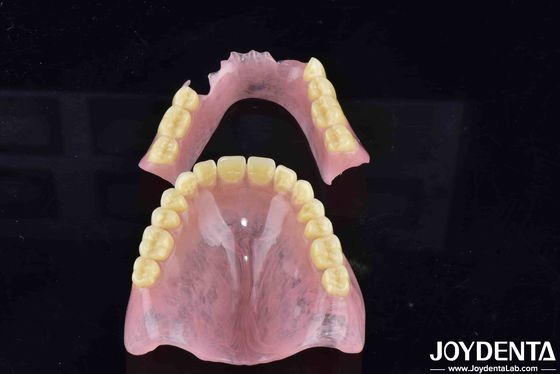 Technologie avancée d'aménagement des dents Les prothèses dentaires acryliques finissent avec une bonne élasticité et diverses caractéristiques